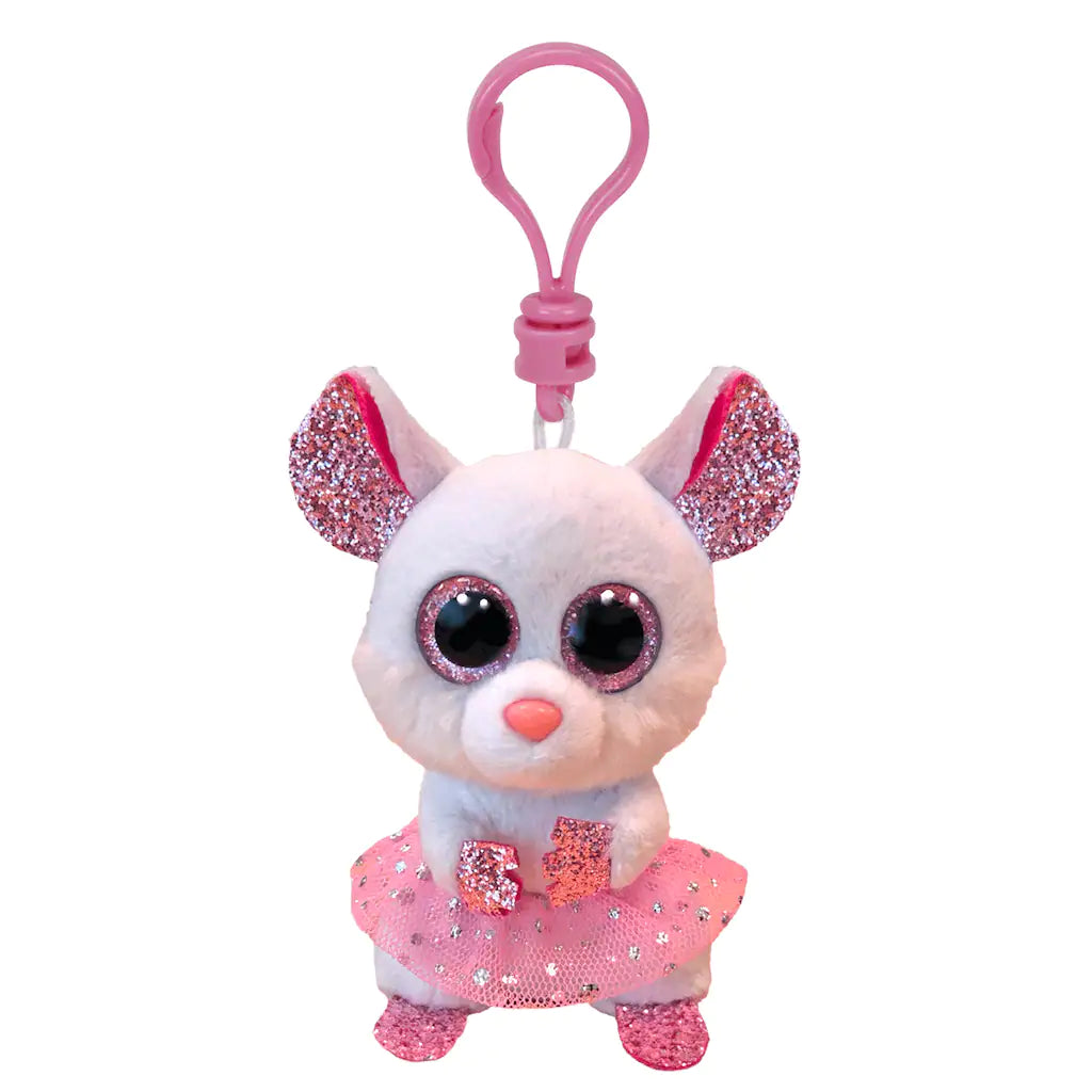 Beanie baby keychain fashion