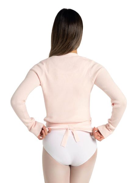 Capezio 11381W Ribbed Knit Wrap Sweater