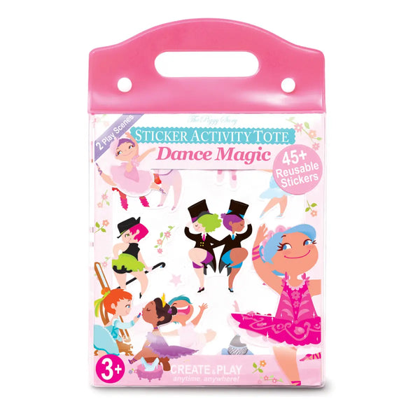 Girl Nation Dance Magic Reusable Sticker Activity Tote