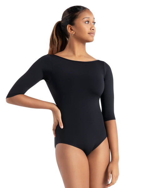 Capezio TB243W Boatneck 3/4 Sleeve Leotard