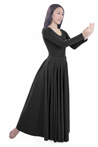 Basic Moves 2235A Adult liturgical 540-degree skirt with elastic waist