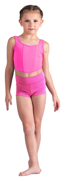 Danznmotion 26305C Corset Style Tank Top