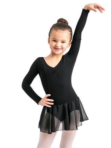 Capezio 11724C Long Sleeve Dress - Girls