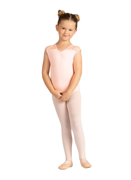 Danznmotion 24101C Bow Mesh Tank Leotard
