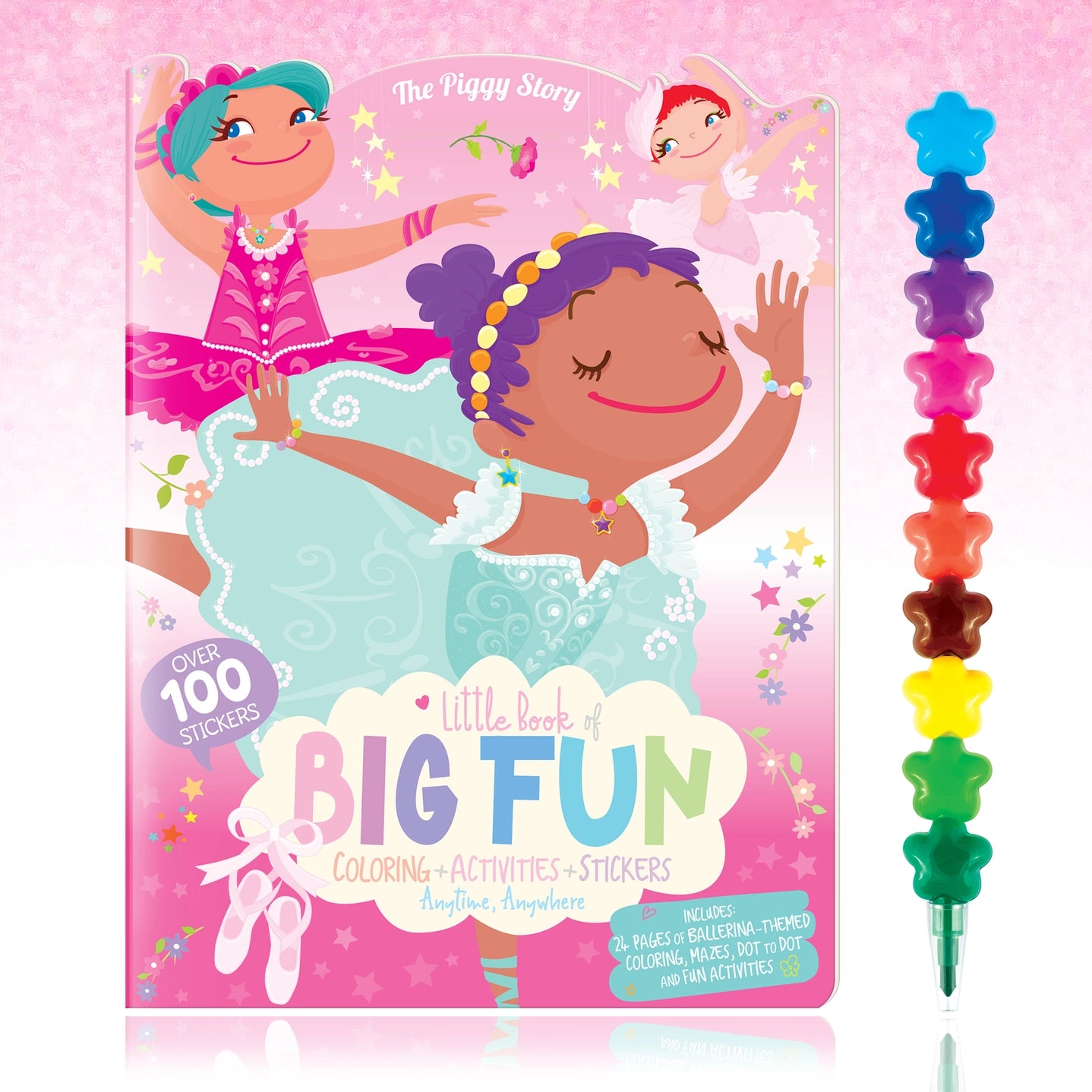 Girl Nation Ballet Activity & Coloring Gift Pack For Kids