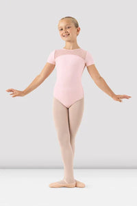 Bloch CL3385 Girls Elsa Short Sleeve Leotard