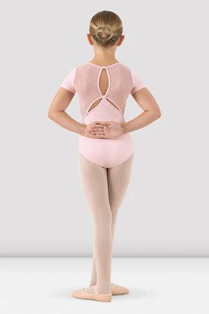 Bloch CL3385 Girls Elsa Short Sleeve Leotard