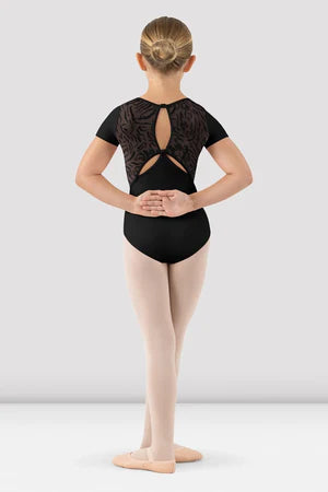 Bloch CL3385 Girls Elsa Short Sleeve Leotard