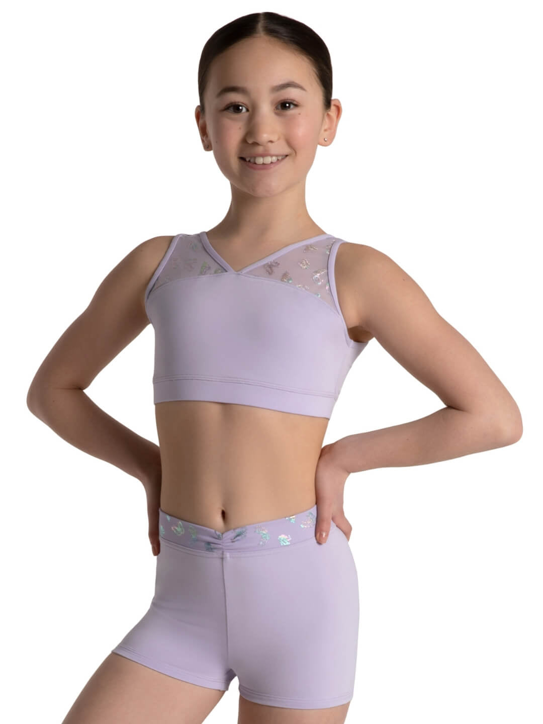 Capezio 12065C Social Butterfly Luna Bra Top - Girls