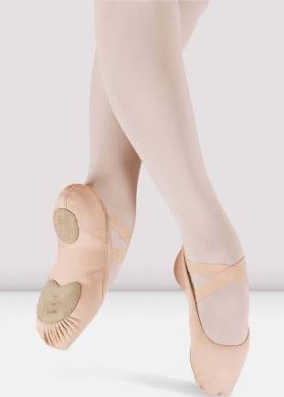 Bloch S0217L Ladies Elation Canvas Ballet Shoes