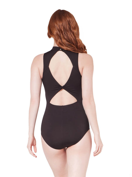 Capezio F12412W Marbled Haze Sequoia High Neck Leotard
