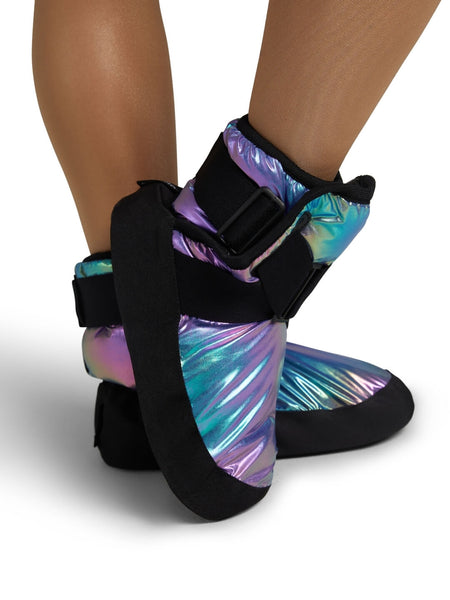 Capezio WB100F Glam Metallic Warmup Bootie