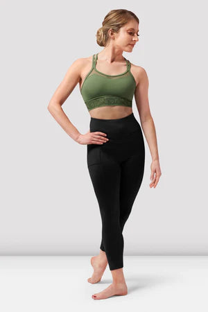 Bloch P0203 Black Paneled Legging