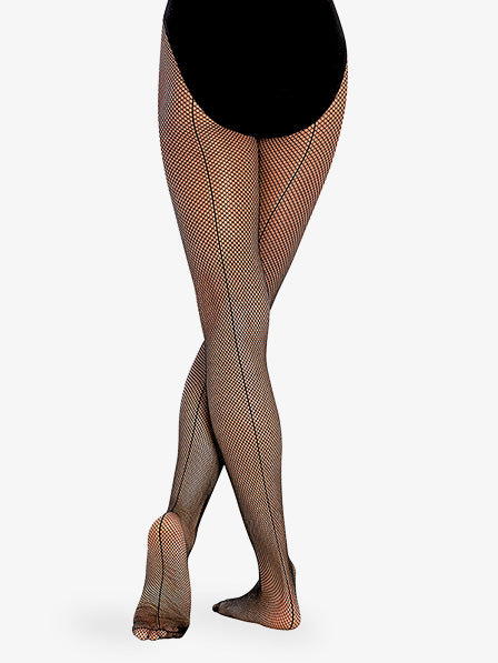 Body Wrappers C62 Fishnet Seamed Tights