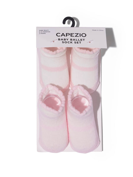 Capezio BC100 Baby Ballet Sock (2-Pack)