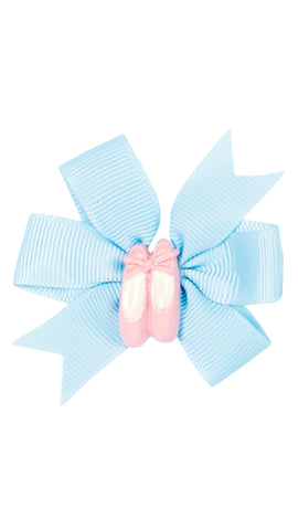 Dasha Designs 3915 Pinwheel Bow w/ Shoe LT BLUE