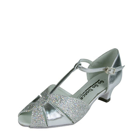 Stephanie Dance Shoes GO7053 SILVER