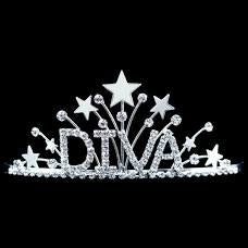 Rhinestone Jewelry DIVA Tiara