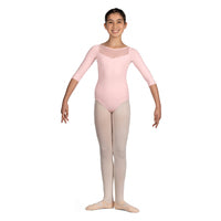 Mirella M122C Child’s Boatneck 3/4 Sleeve Leotard