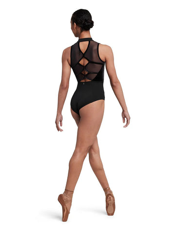 Bloch L5285 Velvet Zip Front Leotard