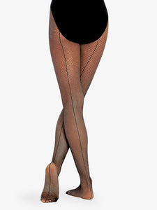 Body Wrappers A62-BLK Fishnet Tights