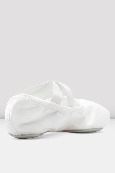 Bloch S0284G and S0284L Performa Canvas Split-Sole WHITE Ballet Shoe