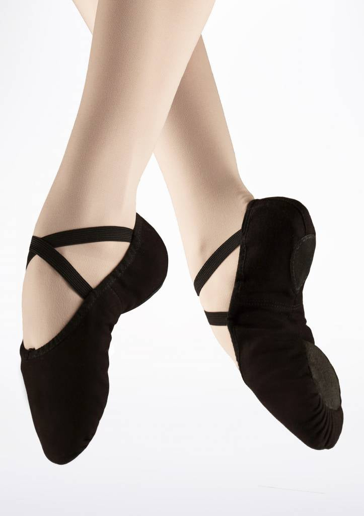 Capezio Pro Canvas Split-Sole 2039 - Black