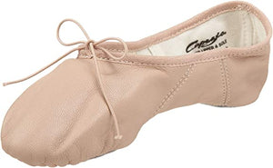 Capezio 2027 Leather Juliet Split-Sole Ballet Shoe - Rose Quartz