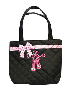 Quilted Pointe Shoe Tote