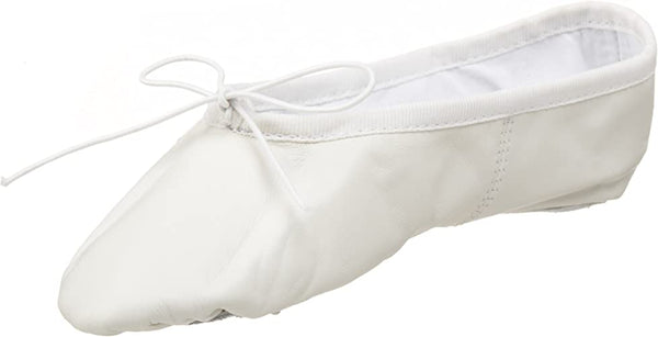 Capezio CG2002 Leather Split-Sole Ballet Shoe - White