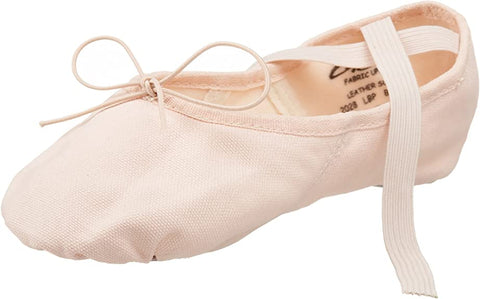 Capezio 2028 Canvas Juliet II Split-Sole Ballet Shoe - Pink