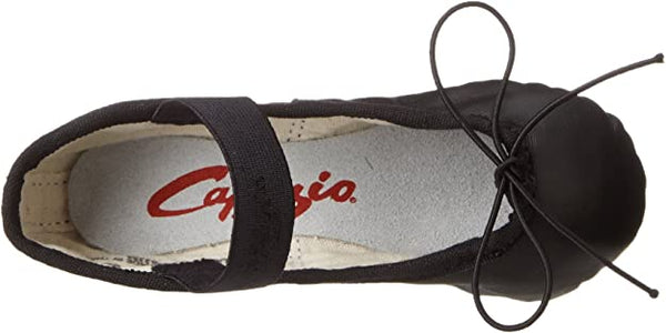 Capezio Full Sole Leather Ballet Shoe - Teknik 200 - Black