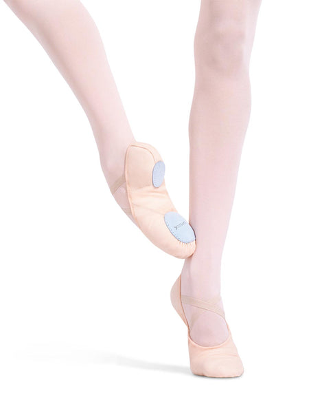 Capezio 2027 Leather Juliet Split-Sole Ballet Shoe - Light Pink