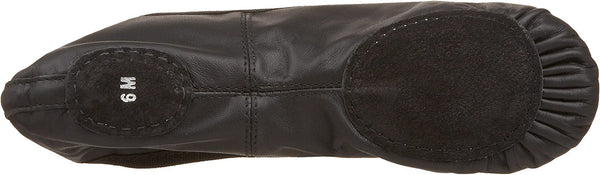 Capezio CG2002 Leather Split-Sole Ballet Shoe - Black