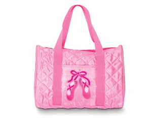 DanzNmotion B951 Quilted On Pointe Pink Duffel