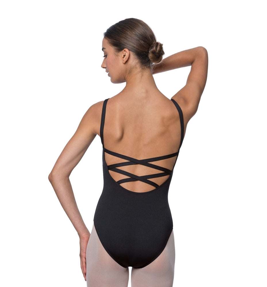 Lulli B224 Veronica Crisscross Back Camisole Leotard