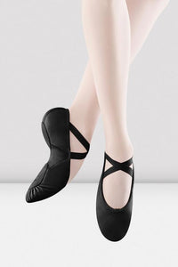 Bloch S0203L Prolite II Hybrid Leather Split-Sole BLACK Adult Ballet Shoe