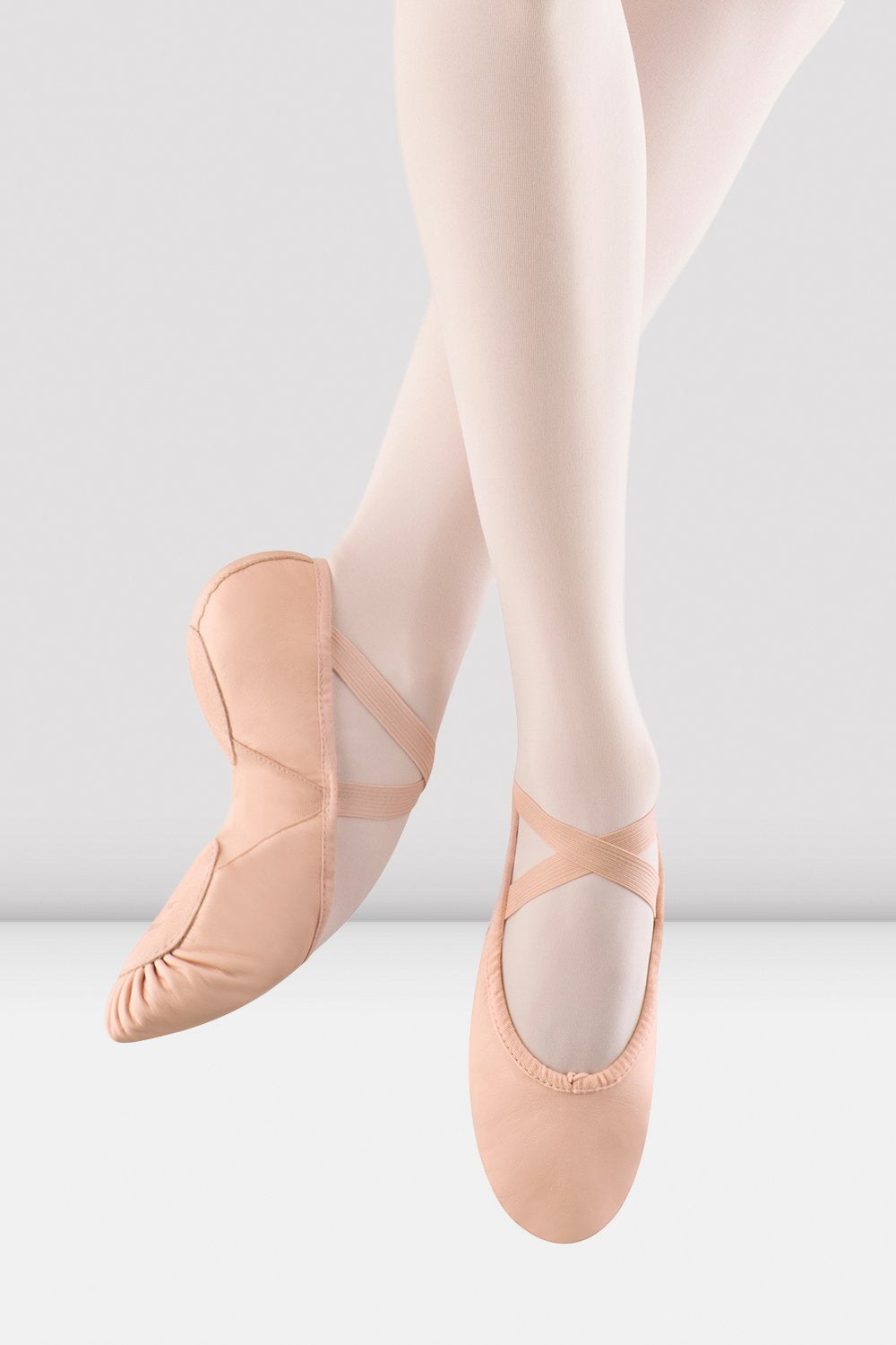 Bloch S0203L Prolite II  Leather & Canvas Split-Sole PINK Ballet Shoe