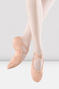 Bloch S0203G Prolite II Leather & Canvas Split-Sole PINK Ballet Shoe
