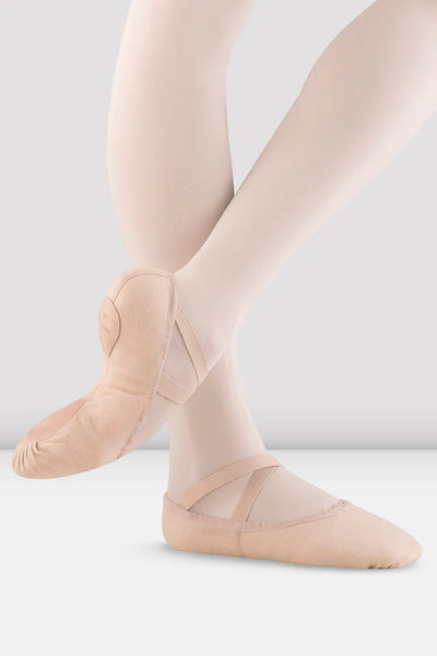 Adult Pump Canvas Split-Sole Ballet Shoes - S0277L - Pink