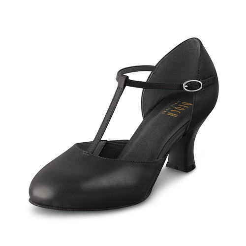 Ladies T.Strap Character Shoe - 3 Inch Heel by Bloch : Chord