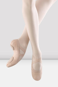 Bloch S0625LSynchrony Stretch Canvas Split-Sole Ballet Shoe - Pink