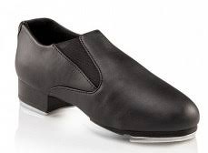 Capezio CG18 Slip-On Caramel or Black Leather Tap Shoe