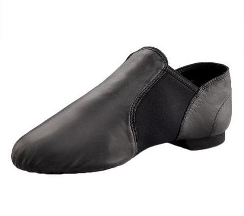 Capezio EJ2 Leather Slip on BLACK Jazz Shoe
